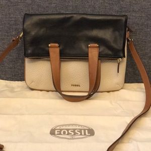 Fossil Memoir Anthology Crossbody Leather Tote